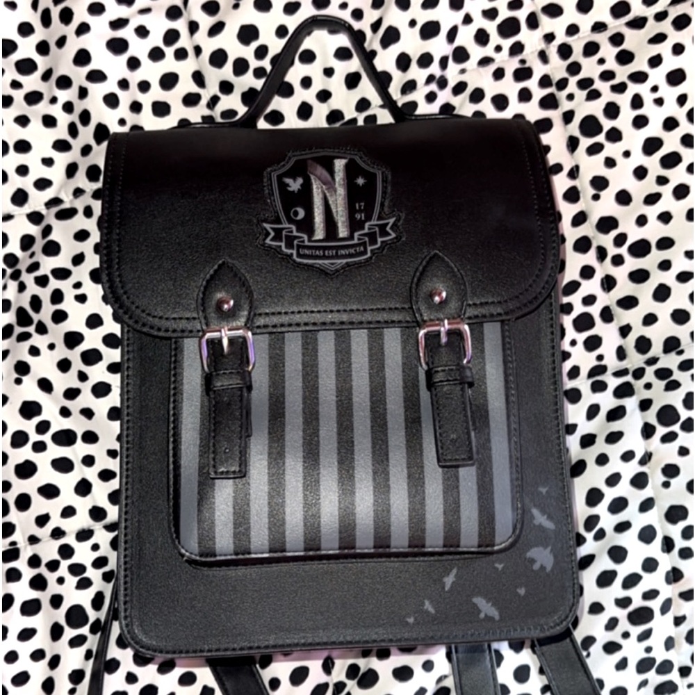 Wednesday Nevermore Academy Mini Backpack